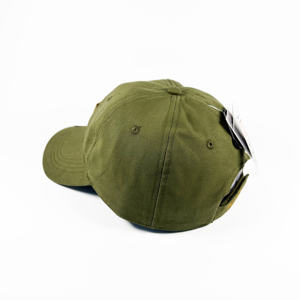 Professione verde scuro in pelle <span class=keywords><strong>Laber</strong></span> Embroid cappello 6 pannello Vintage Color Cap Unisex in poliestere semplice/cotone tessuto materiale - Product Image 5