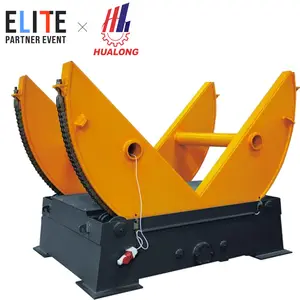 Hlfs-45 zincir tipi taş devir makinesi için granit ve mermer blok fabrika doğrudan kalıp bobin ciro Upender Flip Tilter