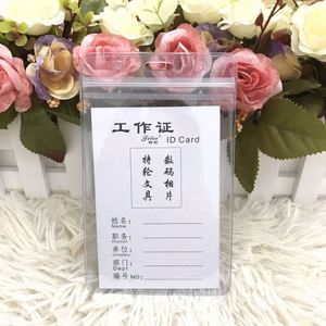 Vente directe d'usine, porte-carte d'identité en plastique souple transparent et imperméable, porte-badge - Product Image 5