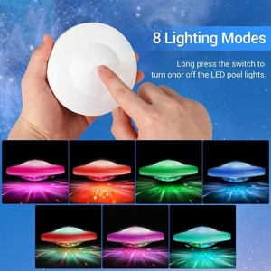 Luces Flotantes para Piscina, Luz Sumergible Decorativa, Luz que Cambia de Color, 7 Efectos Dinámicos, Iluminación Acuática - Product Image 3