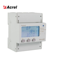 Acrel ADL400 Pantalla LCD 35mm Carril Din RS485 Modbus-RTU MID Medidor de energía trifásico para carga EV Pila Medición de energía solar
