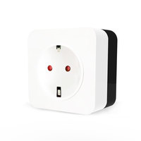 Enchufe Inteligente Wifi de 16a para Interiores, con Control Remoto Inalámbrico por Aplicación Tuya, Función de Temporizador