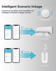 Nhiệt Kế Đo Độ Ẩm Không Dây <span class=keywords><strong>Usb</strong></span> <span class=keywords><strong>Mini</strong></span> Thông Minh Hình Tròn Bán Chạy Dành Cho Hộ Gia Đình Trong Nhà Phòng Bếp Và Màn Hình Em Bé - Product Image 3