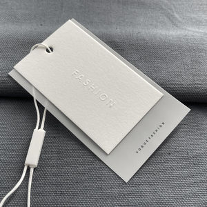 Phong Cách Mới Nổi Đu Giấy Hangtags Miễn Phí Thiết Kế Quần Áo Tùy Chỉnh Treo Tag Sang Trọng Độc Đáo Quần Áo May Mặc Nhãn - Product Image 3
