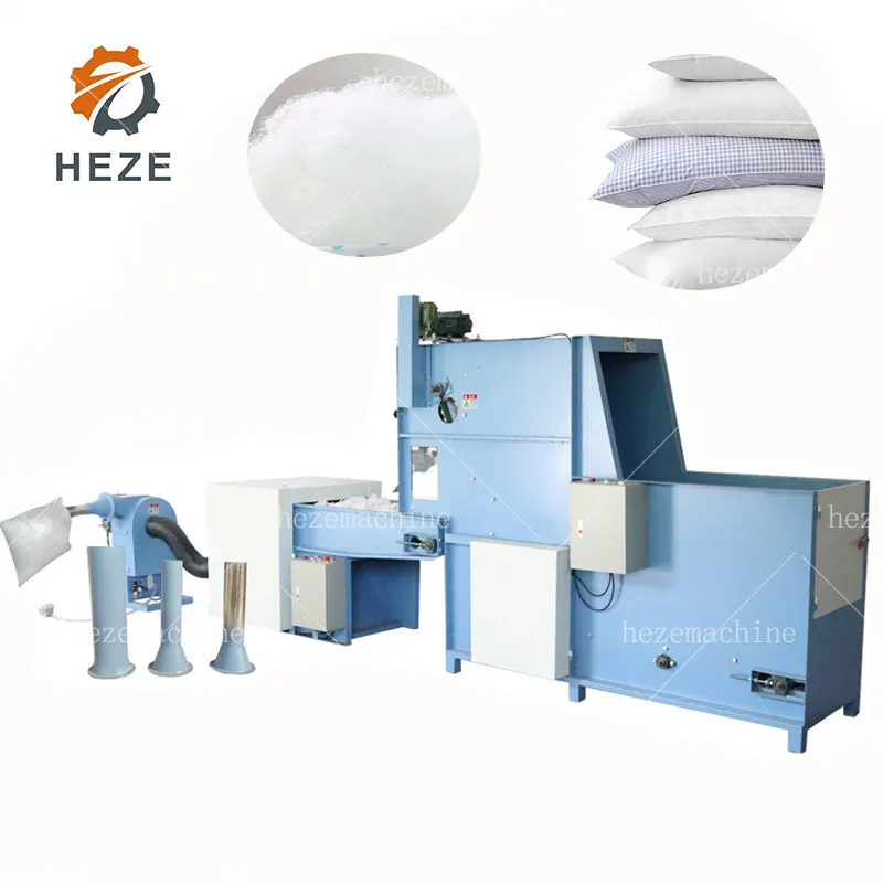 Otomatik yeni tasarım Kapok yastık pamuk elyaf doldurma yastık dolum makinesi