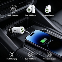 Cache-prise anti-poussière pour chargeur de voiture USB, pour une utilisation longue durée et une charge rapide du téléphone en voiture