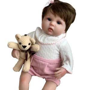 Poupée Reborn en tricot oscillante, style Hanfu Bique Piggie Unanan Weird Flat Chest Choso Sennby Cosplay Gwen Totoro, en mousse Bardy - Product Image 1