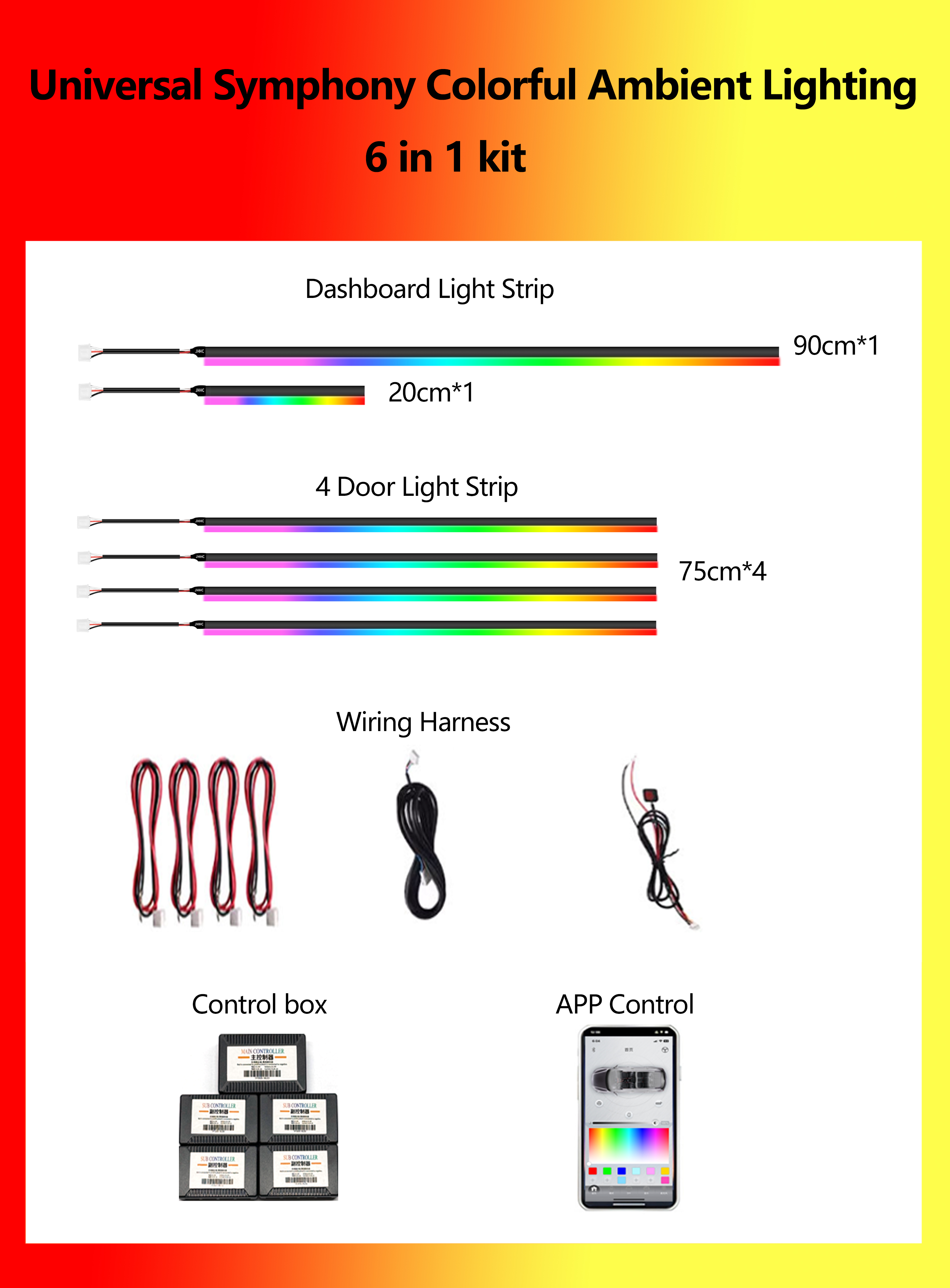 Lumières universelles Symphony 6 en 1
