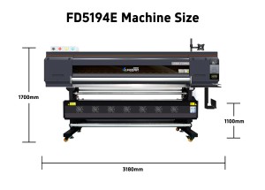 Impresora de sublimación de inyección de tinta Fedar de 1.9m con 4 cabezales I3200 y cambio de velocidad libre para impresión de papel de transferencia térmica en ropa deportiva - Product Image 2