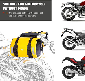 Logo personnalisé grande capacité 40L sacs de selle étanches sac latéral de moto pour Sports de plein air randonnée voyage - Product Image 4