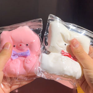 Onr Little Bear Squeeze Toy Cute Anti-<b>Stress</b> Relief TPR Material Soft Sensory Squeeze <b>Ball</b> <b>Stress</b> Management Tool - Product Image 3