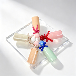 Parfum en flacon rond avec nœud papillon, capuchon mignon en forme <span class=keywords><strong>de</strong></span> dôme avec ruban, couleur macaron, Eau <span class=keywords><strong>de</strong></span> Toilette, fabricant OEM sous marque privée - Product Image 5
