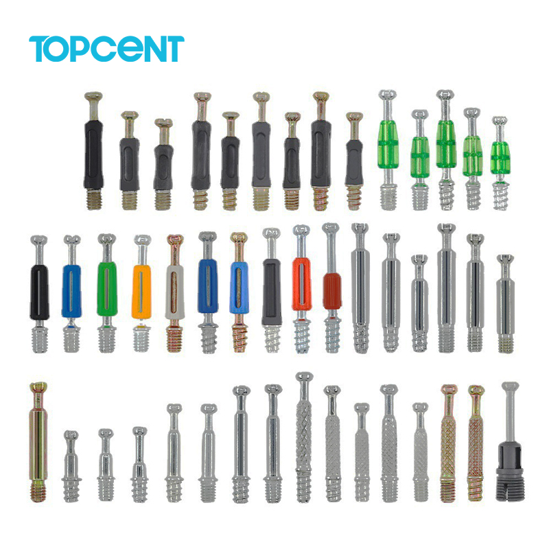 Мебельные аксессуары TOPCENT, соединители для шкафов, болтовые эксцентриковые кулачки, мини-соединители для фиксации платы, винтовые соединители для дерева
