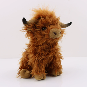 Peluche Mucca Highland Marrone, Giocattolo di Peluche Mucca Highland Scozzese, Peluche Yak Scozzese, Bambola per Bambini - Product Image 6