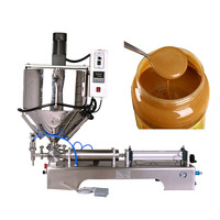 Máquina Semiautomática para Llenado de Pasta con Tolva de Calentamiento y Mezcla para Salsas de Alta Viscosidad