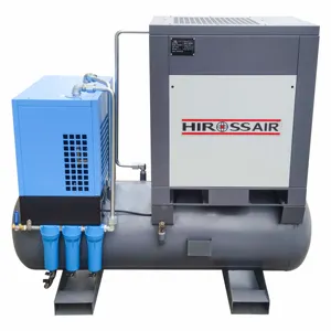 New style 7.5 KW 10 HP 11bar Low Noise rotary screw air compressors for sale