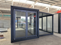 Maison conteneur modulaire préfabriquée de luxe, extensible et portable, pour maisonnette, fournie directement par l'usine