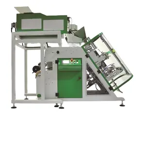 Gandus Inclined Compact VFFS Packaging Machines for Cushion or Square Bottom Bags Made in Italy