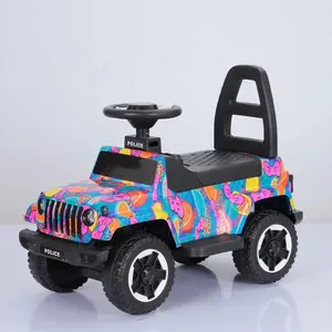 Kid Speelgoed 1Seat Met Push Bar Kinderwagen Glijbaan Schommel Outdoor Play Baby Automatische Schuifdeuren Auto Voor Koop Rit oncar
