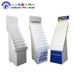Maßgefertigte Faltbare Postkarten-Pappaufsteller POS-Bodendisplay-Ständer für Bücher - Product Image 1