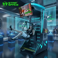 Simulateur de saut en parachute VR avec gameplay autocontrôlé et expérience cinématographique, empreinte compacte, haute efficacité spatiale