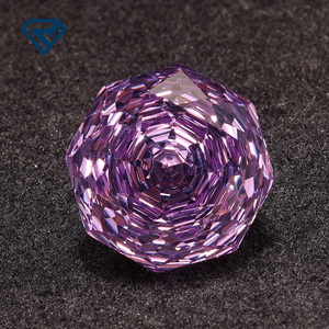 Piedras Preciosas Sueltas de Circonia Cúbica Multicolor con Corte Rosa Redondo de 8.0 mm, Piedras Preciosas de Circonia Cúbica con Forma de Rosa Artificial - Product Image 4