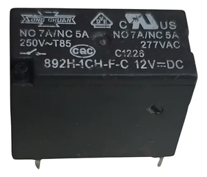 New Original SongChuan Sealed Electromagnetic General Purpose 10A 892H-1CH-F-C-12VDC Slim Miniature PCB Power <b>Relay</b> - Product Image 3