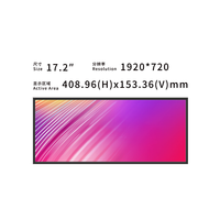 Écran LCD ultra-large personnalisé de 16,6 pouces, écran haute résolution, prise en charge de la fonction tactile, panneau pour affichage numérique