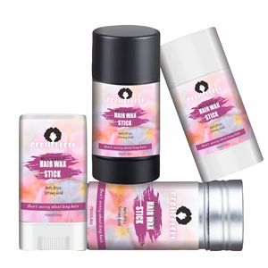 Set tongkat lilin rambut bebas alkohol, bahan alami tahan kuat tidak berminyak untuk semua jenis rambut grosir pengujian sampel MOQ rendah - Product Image 1