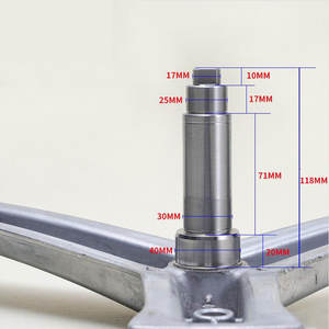 Arbre en alliage d'aluminium Support de tambour arrière Spider Source d'alimentation électrique de remplacement pour bride de machine à laver <span class=keywords><strong>LG</strong></span> - Product Image 3