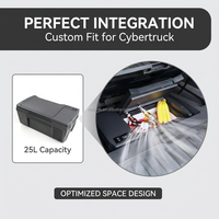 Accessoires intérieurs Cybertruck : Réfrigérateur de coffre 25L avec contrôle par application, glacière de rangement pour camion, réfrigérateur de camping extérieur