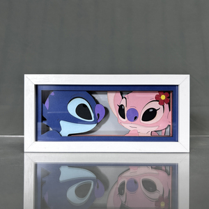 Anime mắt ánh sáng Hộp phim hoạt hình khâu lightbox tùy chỉnh Manga LED đêm đèn phòng ngủ trang trí đèn ngủ hoạt hình - Product Image 2