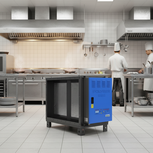 Purificador de Humo para Restaurantes y Barbacoas, Elimina Fuertes Olores a Humo, Filtro Electrostático, Flujo de Aire 16000M3/h, Unidad Ecológica - Product Image 1