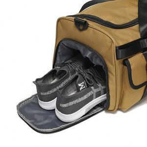 Custom Tactical Duffle Bag for Sport & <b>Gym</b>: Travel Workout Bag with Shoe Compartment, Perfect Weekender <b>Tote</b> - Product Image 2