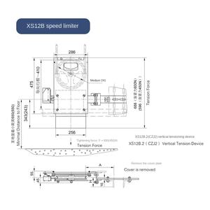 Lift Overspeed Gouverneur Hebei Dongfang Fidelity Modern Hotel Gebruik Xs12b/Xs12a/Xs12d/Xs1 Lift Snelheidsbegrenzer Voor Kone - Product Image 5