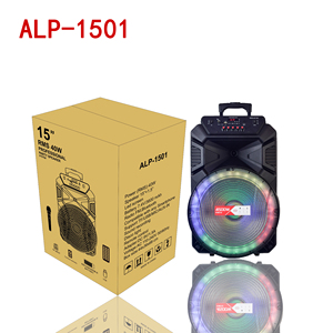 Altavoz portátil RTS de 15 pulgadas PARA karaoke al aire libre, carrito con pantalla led, micrófono inalámbrico - Product Image 6