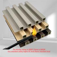 Chine Solide Bardage Faux Panneaux Latte Panneau Acoustique Mur Plafond Décoration Bois Laminé Planches/Blockboards
