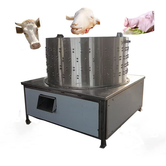 Pork Sheep Goat Head De Hairing Machine TMJ120 Stainless Steel Feather Removal Cow Head Cleaning Equipment Slaughter Equipment