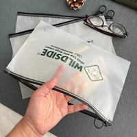 Sachets refermables personnalisés pour vêtements, lingerie, sous-vêtements, emballage en plastique Mylar avec fermeture éclair