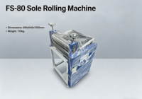 Machine à rouler les semelles de chaussures motorisée FS-80 220V Garantie 1 an 110kg pour chaussures de sport, décontractées et pantoufles - Machine essentielle