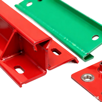 Fabrication sur mesure de tôles métalliques de précision OEM, acier Q235, revêtement en poudre, services de pliage et d'estampage