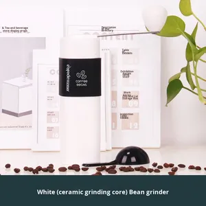 AFEDEWINNER Moulin à <span class=keywords><strong>café</strong></span> manuel pour usage domestique, moulin à grains de <span class=keywords><strong>café</strong></span> à double roulement, positionnement portable - Product Image 6