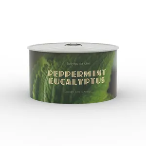 도매 하이 퀄리티 환경 친화적 인 휴대용 깡통 프리미엄 페퍼민트 유칼립투스 향기 양초 L30