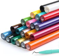 Rollos Flex HTV de alta calidad, tela de película de vinilo de transferencia de calor de PVC para camisetas, cortador de prensa de hierro, impresión de transferencia