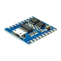 Módulo de reproducción de voz con control de puerto serie IO, descarga USB, módulo de voz flash DY-SV17F