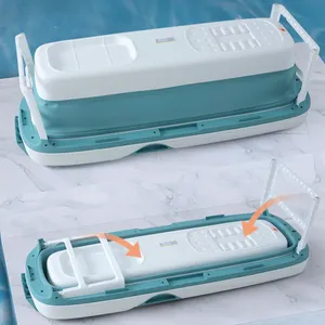 Hot Selling Lock-in Temperature Portable Foldable Large Size Bathtub For Adults With Lid