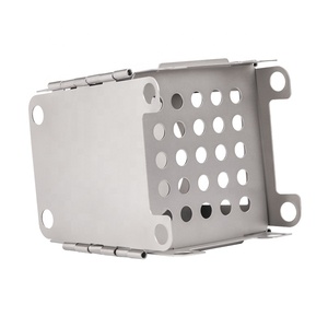 Estufa portátil para acampar, estufa de acero inoxidable o titanio, accesorios para acampar - Product Image 2