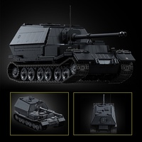 12GO97021 Rompebloques de Construcción de Modelo Militar del Destructor Ferdinand de la Segunda Guerra Mundial, Juguete de Bloques de Construcción para Ensamblar