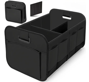 Autoerizo Organisateur de coffre de voiture pliable et spacieux-Tissu Oxford durable, boîte de rangement facile à nettoyer pour les voyages en voiture et l'utilisation quotidienne - Product Image 1