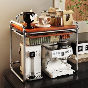 Estante de madera de Metal multifuncional <span class=keywords><strong>Ermo</strong></span>, soporte de almacenamiento de horno de Metal duradero, soporte de encimera para microondas, olla arrocera, cocina - Product Image 1